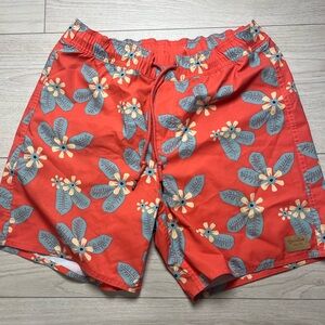Brixton Board shorts Men’s Tropical Size Small Coral